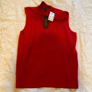 NWT-Women’s large red dress sleeveless turtleneck.